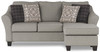 Kestrel - Queen Sofa Chaise Sleeper - Driftwood