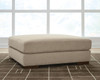 Linenhause - Oversized Accent Ottoman - Dune