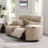 Elison - Motion Loveseat With Console & Storage