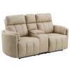 Elison - Motion Loveseat With Console & Storage