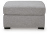UrbanCrest - Oversized Accent Ottoman - Pewter