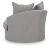 UrbanCrest - Swivel Accent Chair - Pewter