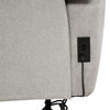 BARRETT Light Gray Fabric Power Reclining Sofa & Loveseat 