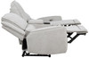 BARRETT Light Gray Fabric Power Reclining Loveseat