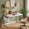 TAZIO Brown 32" Wide x 20" Depth Desk with Storage (RTA)