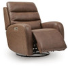 Motion-Max - Swivel Glider Power Recliner - Saddle