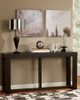WESTINE Dark Brown Sofa Table 
