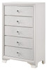 KRISTAL White Youth LED Bedroom Set