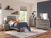 GATELL Gray Youth Bedroom Set 