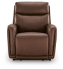 Pincara - Power AutoGlide Recliner With Audio System - Umber