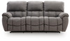 Bakerstein - Power Reclining Sofa With Adjustable Headrest - Galaxy