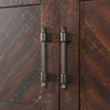 CARRIZO Rustic Cherry Queen Storage Platform Bedroom 