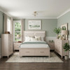 PRISTINA Greige Lighted Bedroom with Storage Bed