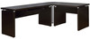 BRENNER Dark Brown 83" x 67" Reversible Computer Desk (RTA)