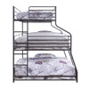 Caius II - Twin Over Full/Queen Bunk Bed - Gunmetal