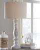 Bernadate - Poly Table Lamp (Set of 2) - Whitewash
