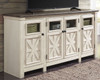 Bolanburg - Extra Large TV Stand - White / Brown / Beige