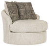 Soletren - Swivel Accent Chair - Stone