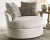 Soletren - Swivel Accent Chair - Stone