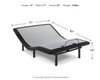Head-Foot Model Best - Cal King Adjustable Base - Head, Neck & Foot - Black