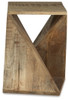 Zalemont - Accent Table - Distressed Brown