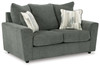 Stairatt - Loveseat - Gravel