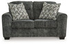 Lonoke - Loveseat - Gunmetal