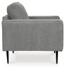 Hazela - 2 Pc. - Chair, Ottoman - Charcoal