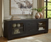 Galliden - Extra Large TV Stand - Black