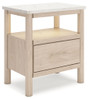 Cadmori - One Drawer Night Stand - Two-Tone