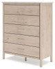 Cadmori - Five Drawer Wide Chest - Two-Tone