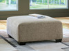 Newellen - Oversized Accent Ottoman - Beige