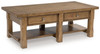 Vandenmore - Rectangular Cocktail Table - Medium Brown