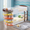 Neptune - Twin Over Twin Bunk Bed - White & Chocolate