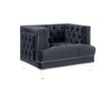 Ansario - Chair - Charcoal Velvet