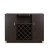Hazen - 34.84" Wine Cabinet - Espresso