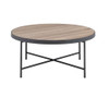 Bage - Coffee Table - Weathered Gray Oak & Metal