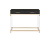 Adiel - Sofa Table - Black & Gold
