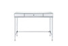 Canine - Writing Desk - Mirrored And Chrome
