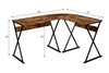 Zafiri - Writing Desk - Weathered Oak & Black