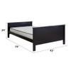 Willoughby - Twin Bed - Black
