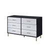 Myles - Dresser - Black, Silver & Gold