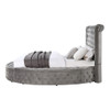 Gaiva - Queen Bed With Storage - Gray Velvet