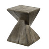 Zahi - Accent Table - Weathered Oak