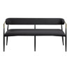 Jaramillo - Bench - Beige Chenille & Black