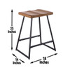 Landon - 3 Piece Counter Height Dining Set - Light Brown