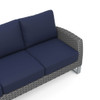 Fiji - 2 Piece Outdoor Set (Sofa & Slat Top Coffee Table Set) - Blue