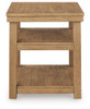 Wittenmyer - Rectangular End Table - Natural / Black