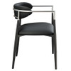 Jaramillo - Arm Chair (Set of 2) - Black Leatherette
