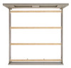 GRAYSON Gray Lighted King Bedroom Set